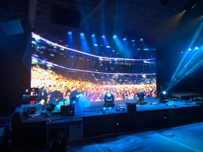 P6 Indoor Fixed LED Wall Untuk Gereja Di Miami USA