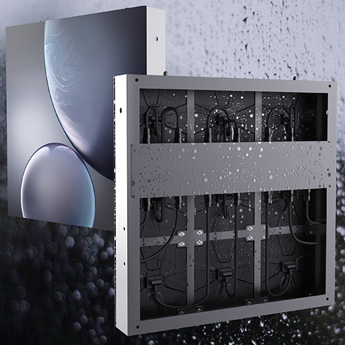 OFC Series Outdoor Ultra High Brightness SMD Front Maintenance Layar LED modular dengan panel Anti Debu yang ringan dan Ubin LED Tahan Air Untuk Papan Video LED
