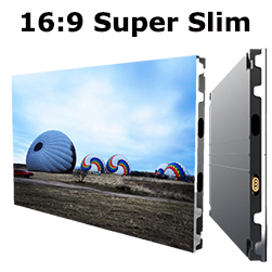 Seri LSP Super Slim 600 * 337.5mm Pitch Piksel Halus 16: 9 Rasio Aspek Panel Led Biaya Dinding Video Efektif untuk TV LED 2K / 4K / 8K